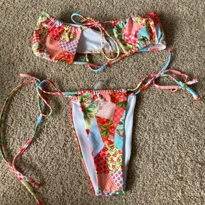 Shein patchwork bikini set